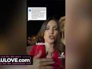 Babe sharing nude resort fun with blooper reels & filthy talking masturbating behind the scenes, sexy car & more - Lelu Love 12/16