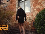 POV - Leggy blonde Angelika Grays is a horny slut for you 1/16