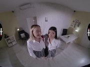 DARK ROOM VR - 2 Chicks And Their Naughty Studies 3/16