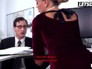 Horny Boss Victoria Pure Fucks Horny Worker At Work - LETSDOEIT 3/16