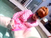 Sexy big titty MILF plays with her pussy then gets a mouthful of cock 2/16