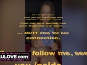 Female domination Babe compilations of mini customs w/ teasing & denial, cuckolding JOI, small penis humiliation - Lelu Love 1/16