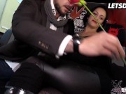 Black Sophie Has The Luck Of Her Life By Banging Hard Cock On The Backseat - LETSDOEIT 3/16