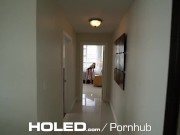 HOLED Brunette Babe Filled With Dick And Toys 1/16