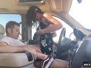 Hot Hitchhiker with No Panties: 