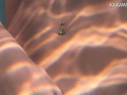 Hungarian baddy Lidia gets horny underwater with pussy 9/16