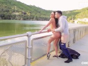 Russian Chick Verona Sky Enjoys Wild Fucking Near The Lake With Stud - MAMACITAZ 10/16