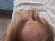 Stepsister had to ride on my dick so I would leave her alone with her boyfriend 14/16