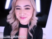 Busty blonde & Sexy redhead tease cock 3/16