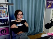 Девушка-стример skinloverss отдалась мне во время стрима для пожертвований POV WebCamera 3/16