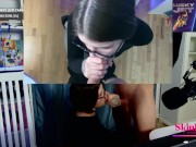Девушка-стример skinloverss отдалась мне во время стрима для пожертвований POV WebCamera 5/16