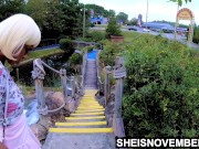 A Naughty Trip To The Golf Course With Exhibitionists Girlfriend, Who Expose Her Young Black Butt Publicly, Sheisnovember 1/16