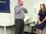 CFNM nurses examining small cock fat guy 1/16