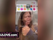 Babe gets goofy on TikTok, reveals more behind the scenes of catfish romance scams, dirty talk JOI with big boobs - Lelu Love 11/16