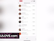 Babe gets goofy on TikTok, reveals more behind the scenes of catfish romance scams, dirty talk JOI with big boobs - Lelu Love 12/16