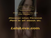 Babe gets goofy on TikTok, reveals more behind the scenes of catfish romance scams, dirty talk JOI with big boobs - Lelu Love 16/16