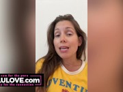 Babe gets goofy on TikTok, reveals more behind the scenes of catfish romance scams, dirty talk JOI with big boobs - Lelu Love 7/16