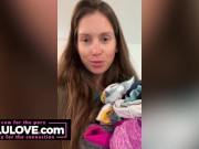 Babe gets goofy on TikTok, reveals more behind the scenes of catfish romance scams, dirty talk JOI with big boobs - Lelu Love 8/16