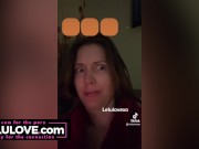 Babe gets goofy on TikTok, reveals more behind the scenes of catfish romance scams, dirty talk JOI with big boobs - Lelu Love 9/16