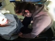 仕事の休憩中に不倫中出しカーセックスする人妻 16/16