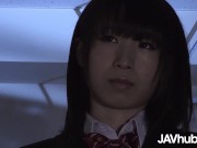 Hot little Japanese slut has her hairy pussy penetrated 2/16