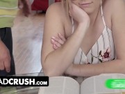 Step Dad Rubs His Step Daughter Katie Kush's Perky Tits & Tight Pussy While She Studies - DadCrush 4/16