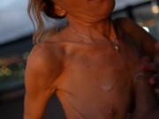 FetSwing Worldtour Swingers Outdoor Cruise Ship BJ - Public✨Daytime✨In Port - Virgin Voyages Valiant Lady - Naughtya J Moon 12/16