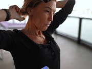 FetSwing Worldtour Swingers Outdoor Cruise Ship BJ - Public✨Daytime✨In Port - Virgin Voyages Valiant Lady - Naughtya J Moon 2/16