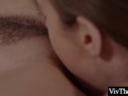 Hard bodied lesbian teen makes her older lover cum 1/16