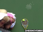 I'm Kneeling For My Stepbrother Giant Dick Giving POV Blowjob And Public Reverse Cowgirl Sex Compilation By Black Bubble Butt 7/16