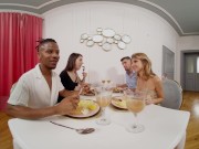 After Dinner Group Sex 2/16