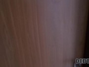 DEBT4k. Excited collector drags curvy tenant into unforgettable sex 2/16