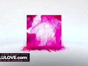 Naked babe flexing her muscles while revealing LOTS of candid behind the scenes info about her real life - Lelu Love 3/16