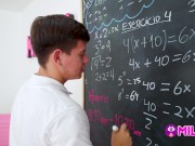 Jade enjoys a double penetration after school 5/16