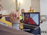 DYKE4K. Late to Three Hotties Party with Kami Yammy, Carolina Sun, Lina Leps 3/16