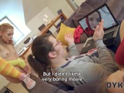 DYKE4K. Late to Three Hotties Party with Kami Yammy, Carolina Sun, Lina Leps 9/16