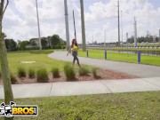 BANGBROS - Yoga Hoser Brooke Beretta Hops On The Bus, And The Cock 1/16