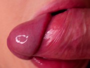CRAZY Sloppy BLOWJOB in Super CLOSE UP 4K - Wet Sucking Dick ASMR 4/16