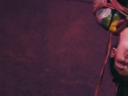 Lily lu as rigger tie up Valkiryz the rope bunny in an intense shibari bondage rope session -tattoo punk emo goth BDSM fetish 8/16