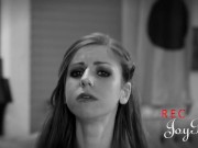 Imaginative modern artists Amber Nevada and Stella Cox invite a hot stud to their studio and suck his cock together before pl 5/16