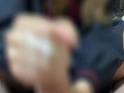 黒ストッキングを生脱ぎしてタイツコキ♡ アナル責め♡J●セーラー制服コスプレ♡ 全てを詰め込んだ贅沢フルコース♡※完全版はファンサイトへ#181【HJJ】 15/16