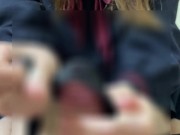 黒ストッキングを生脱ぎしてタイツコキ♡ アナル責め♡J●セーラー制服コスプレ♡ 全てを詰め込んだ贅沢フルコース♡※完全版はファンサイトへ#181【HJJ】 6/16