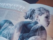 Anuskatzz get interviewed from Altstar Magazine and Lily Lu read the interview for you - SfW tattoo ink fetish model 3/16