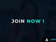 Hot Brunette Cheats On Her Girlfriend 1/16