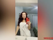 SIDECHICK Busty brunette Crystal Rush gets back at her cheating man 1/16