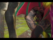 Shibari master class - Rigger Lily Lu suspend two rope bunnys the same time in ropes and explain every step with Anuskatzz 3/16