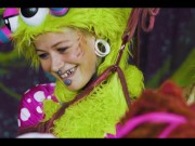 Shibari master class - Rigger Lily Lu suspend two rope bunnys the same time in ropes and explain every step with Anuskatzz 6/16