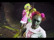 Shibari master class - Rigger Lily Lu suspend two rope bunnys the same time in ropes and explain every step with Anuskatzz 7/16