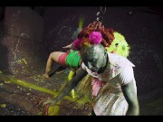 Shibari master class - Rigger Lily Lu suspend two rope bunnys the same time in ropes and explain every step with Anuskatzz 8/16