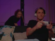 PLAY WITH ME! - Petite Girlfriend Fucked HARD By Gamer Boy - NATA OCEAN 1/16